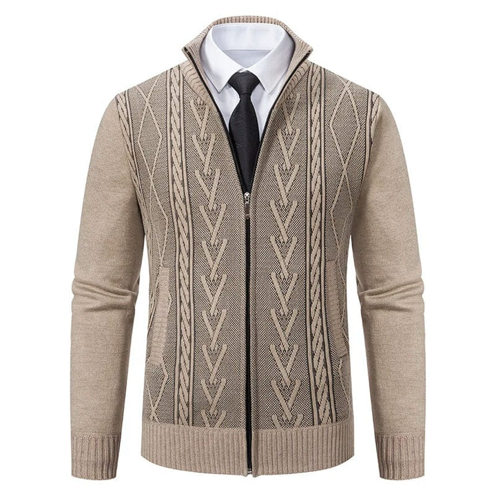 Cardigan zippé tricoté Aristo