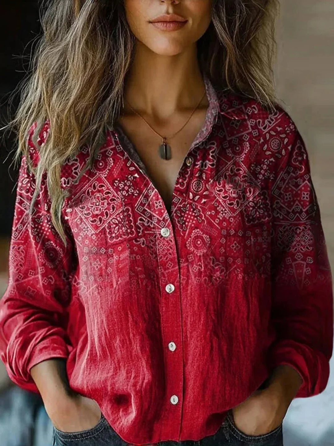 Hayden Delanova | Blouse sophistiquée