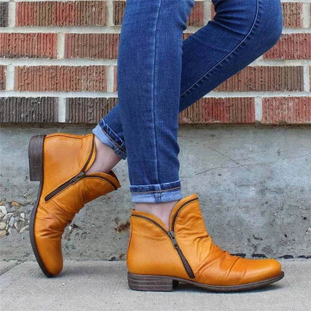 Bottines zippées pour femmes