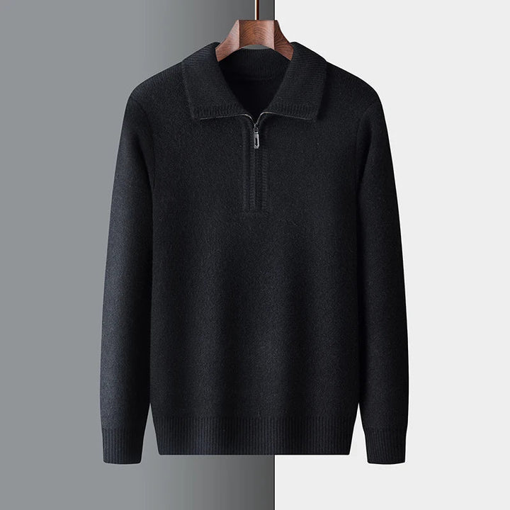 Isaac™ - Pull doux et chaud à demi-fermeture éclair