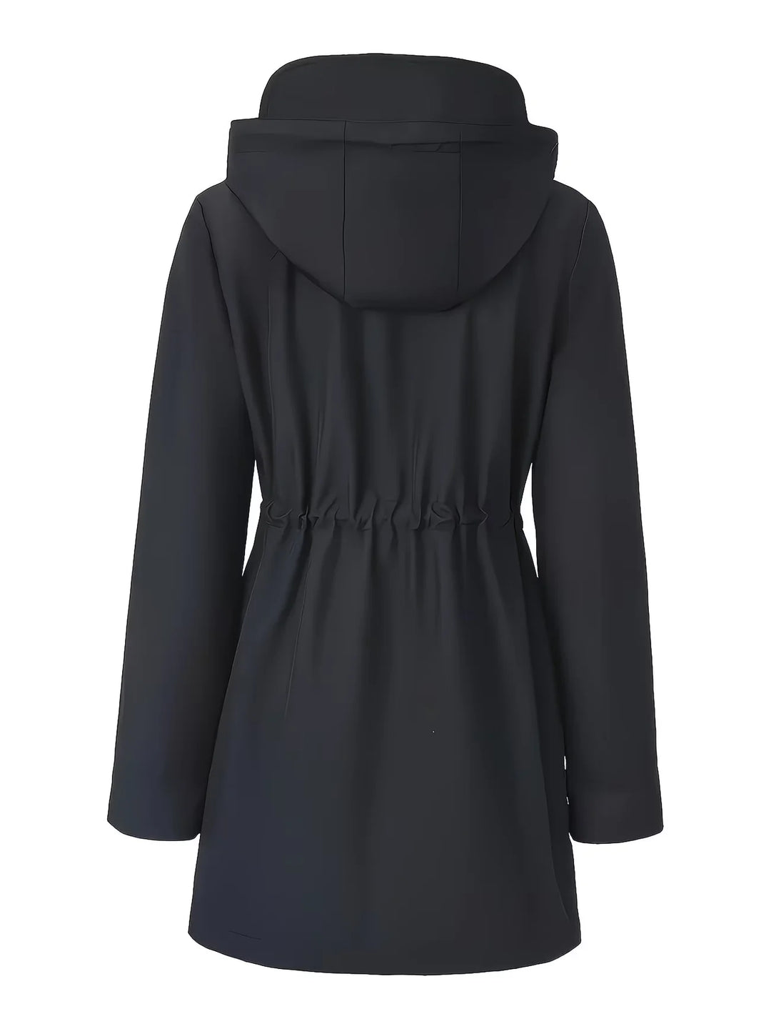 Cosima | Weather-Ready Hooded Trench Jacket with Plaid-Lined Interior