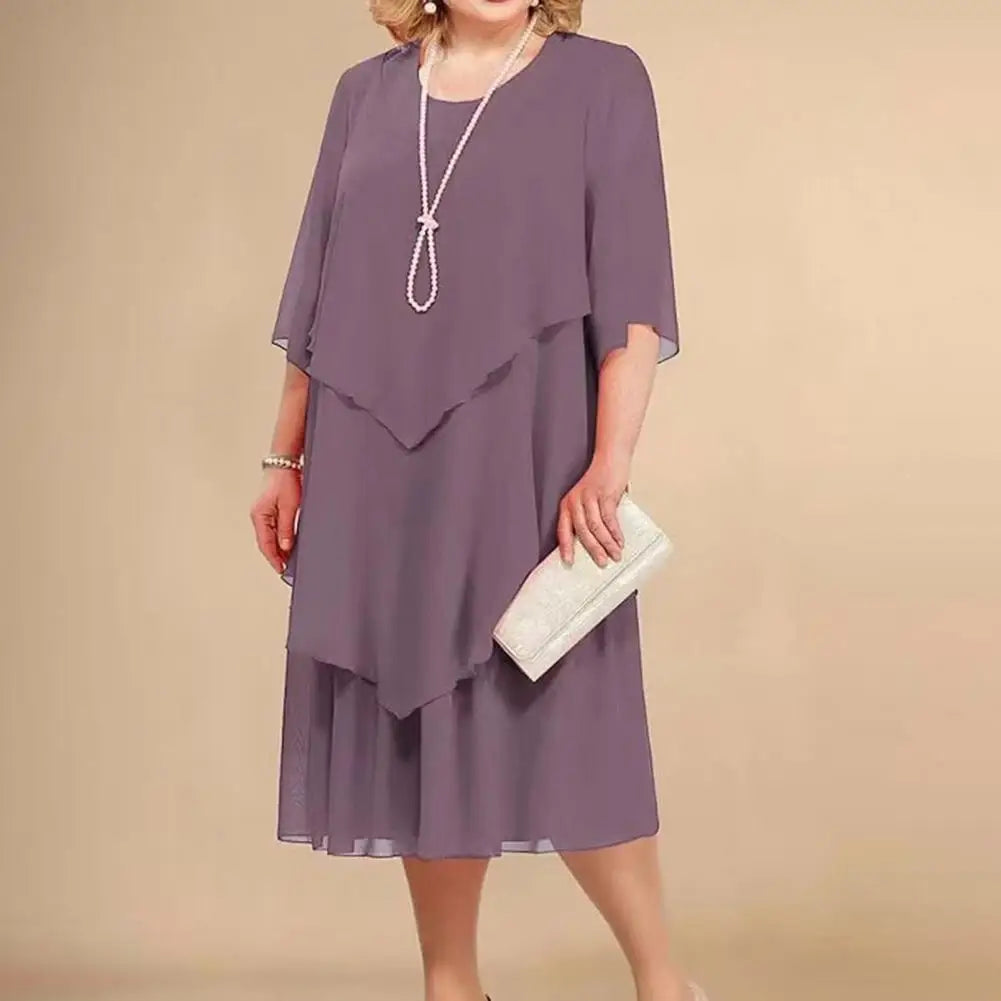 Katy | Robe élégante à volants