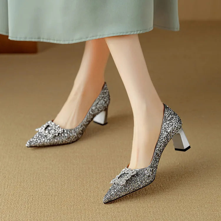 Escarpins pailletés Gloria
