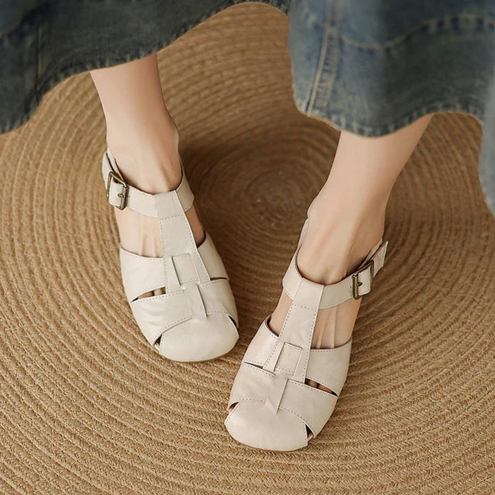 Chaussures à talon épais Coralia
