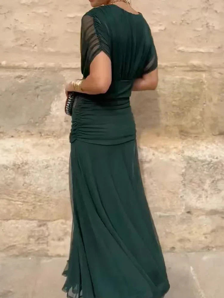 Hayden Laluna® | Robe élégante à décolleté en V