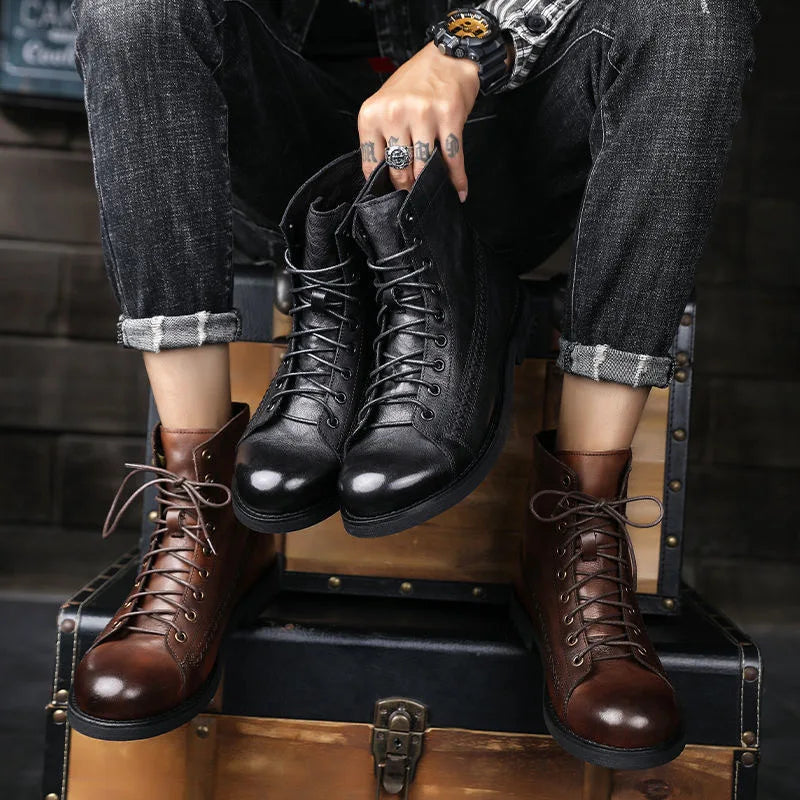 Grayson™ - Bottes d'hiver orthopédiques en cuir vegan