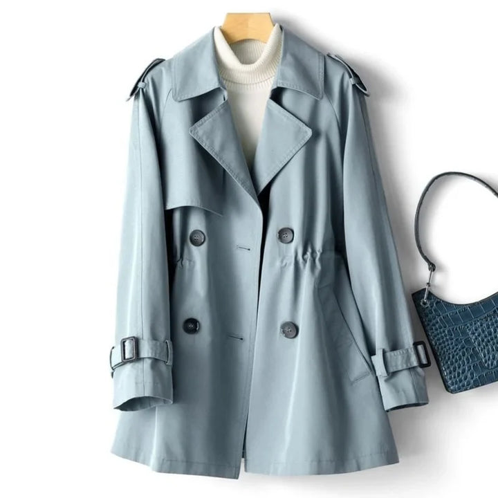 Trench-coat mi-long à double boutonnage  