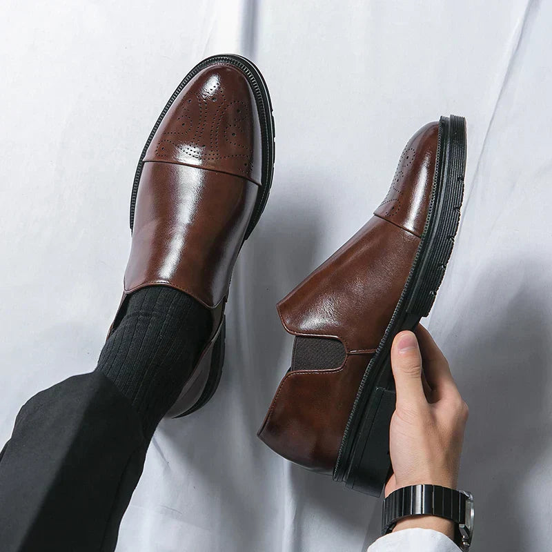 Liam™ - Chaussures en cuir vegan élégantes