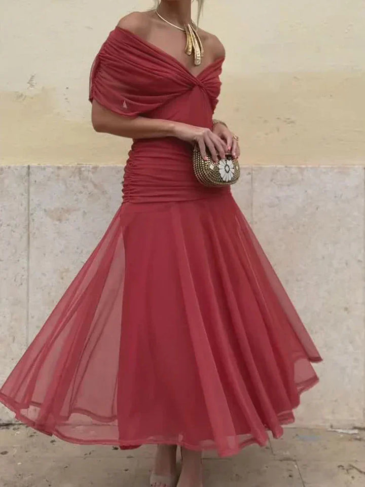 Hayden Laluna® | Robe élégante à décolleté en V
