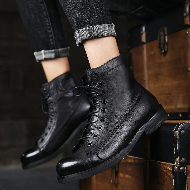Grayson™ - Bottes d'hiver orthopédiques en cuir vegan