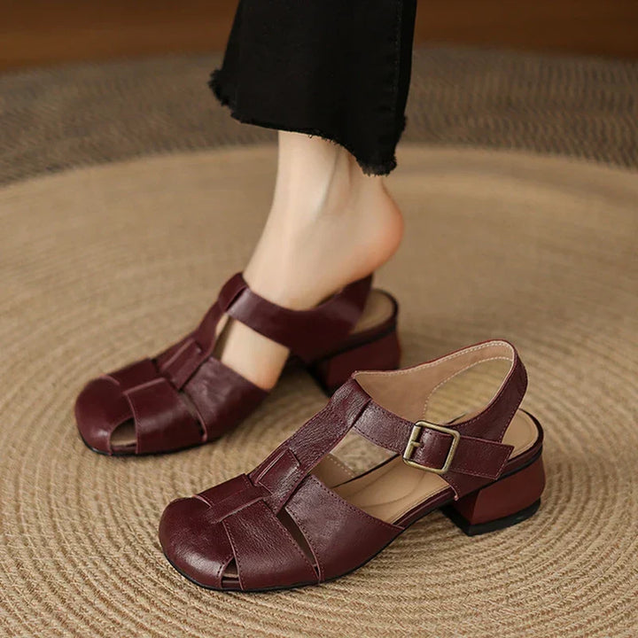 Chaussures à talon épais Coralia