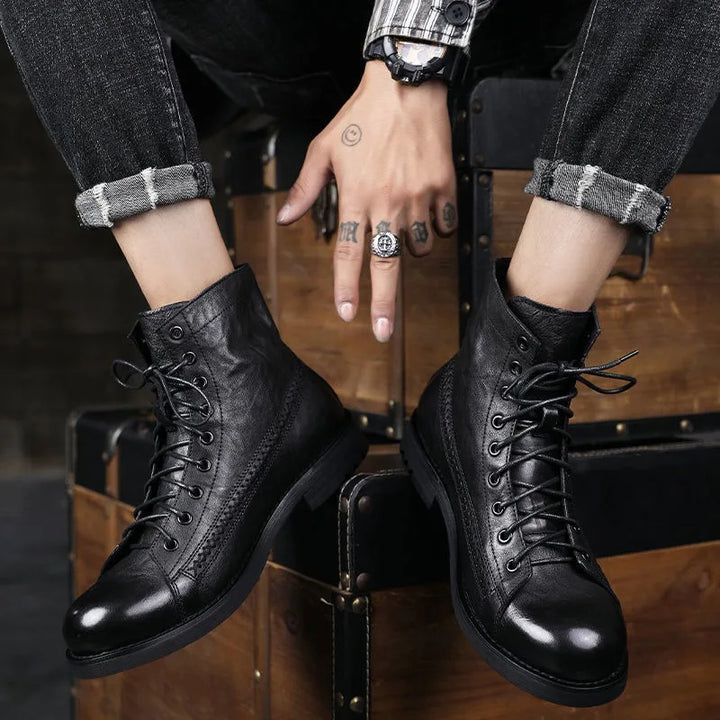 Grayson™ - Bottes d'hiver orthopédiques en cuir vegan
