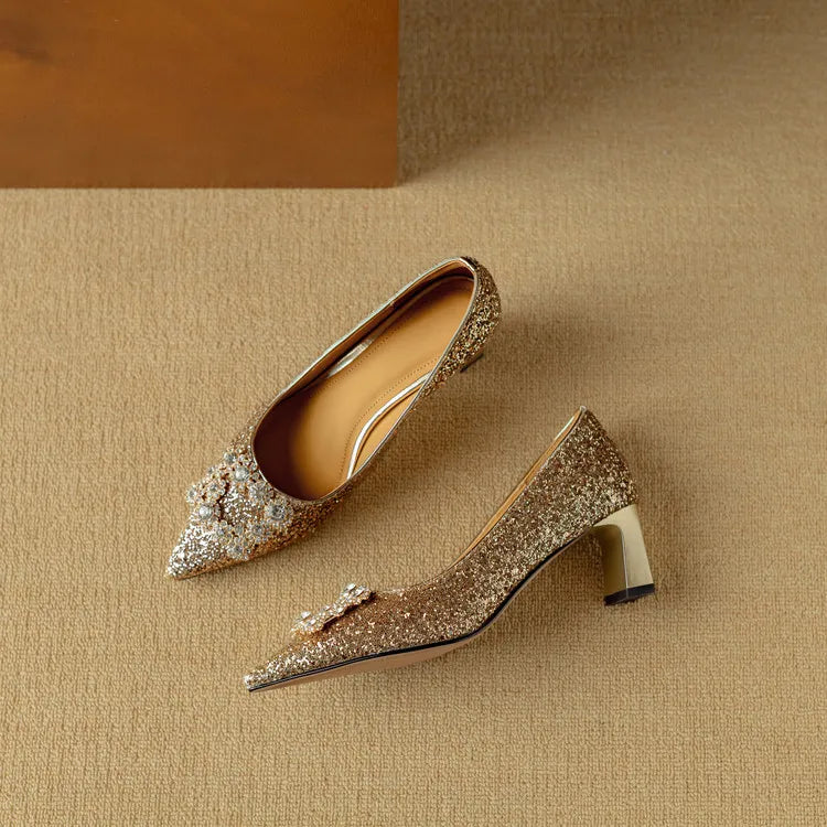 Escarpins pailletés Gloria