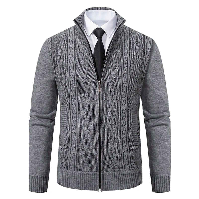 Cardigan zippé tricoté Aristo