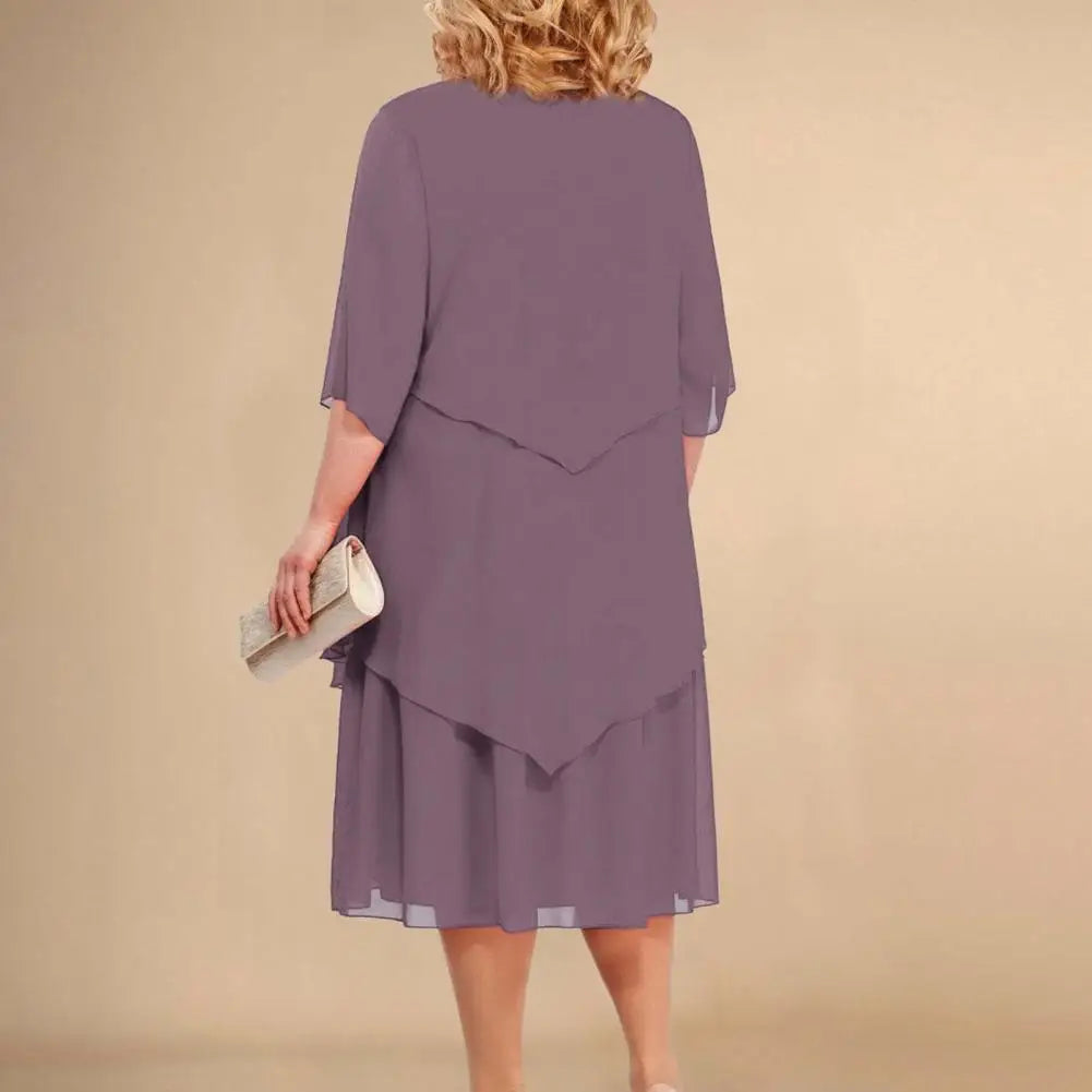 Katy | Robe élégante à volants