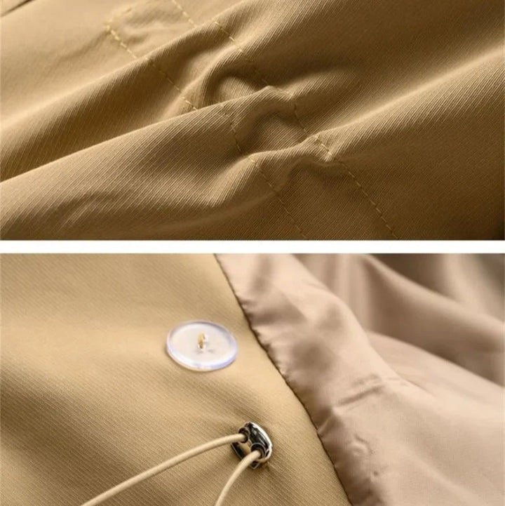 Trench-coat mi-long à double boutonnage  