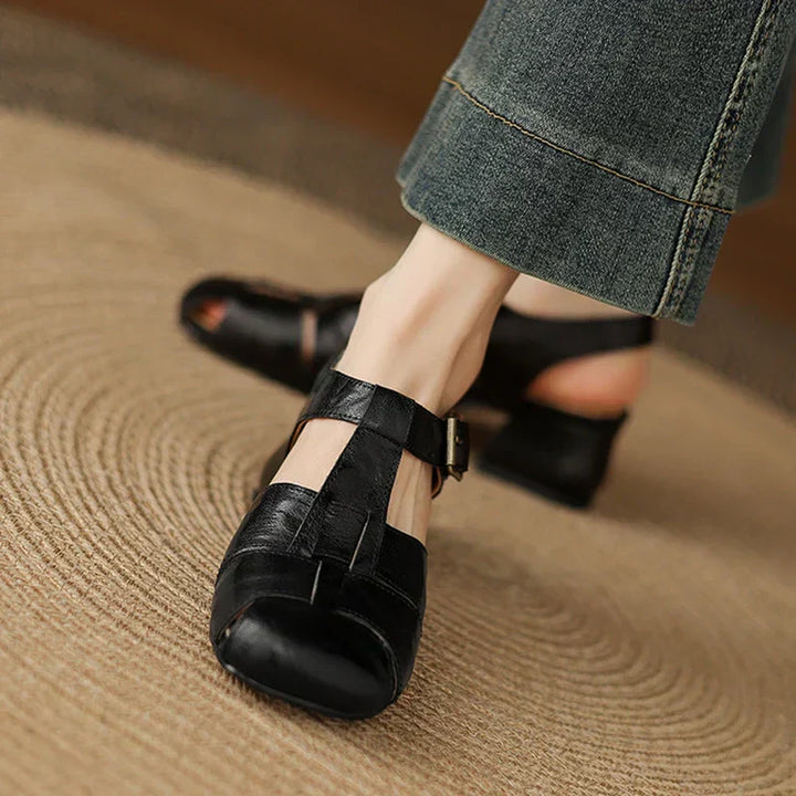 Chaussures à talon épais Coralia