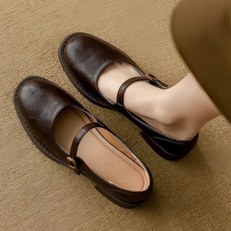 Rachel | Mary Janes classiques confortables en cuir