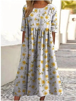 Wendy | Robe midi décontractée