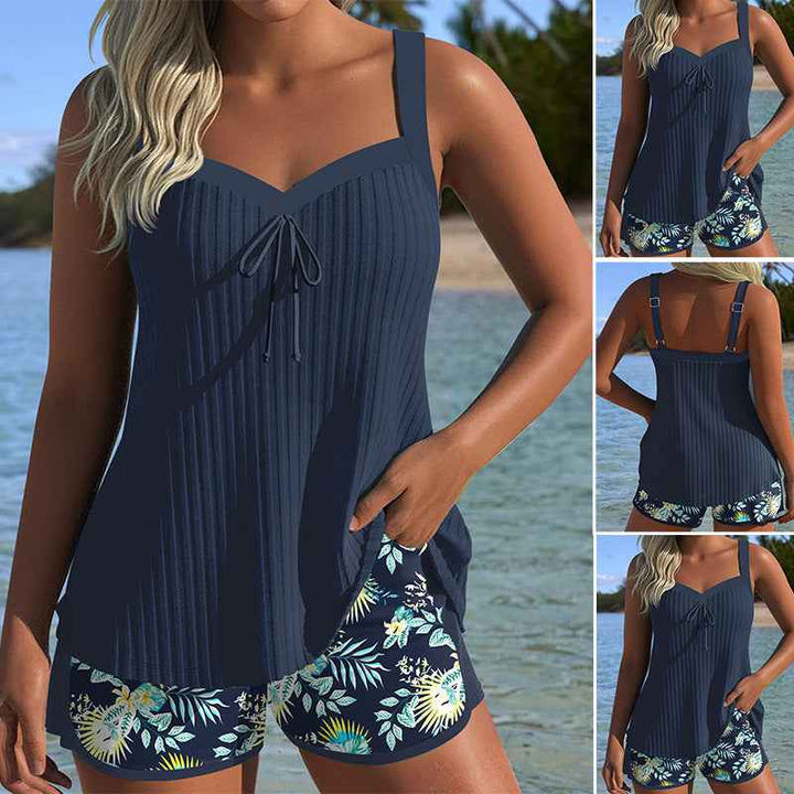 Women's Floral Print Swimwear Set