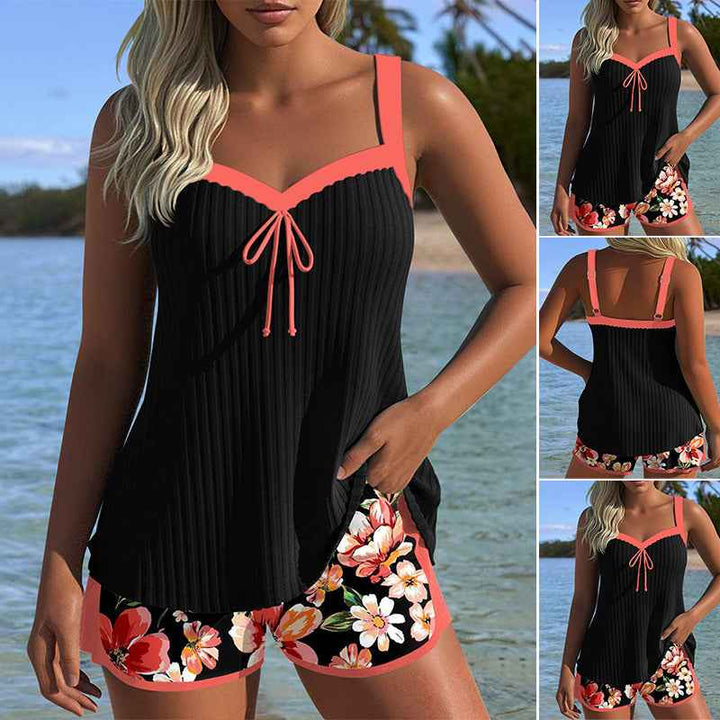 Women's Floral Print Swimwear Set