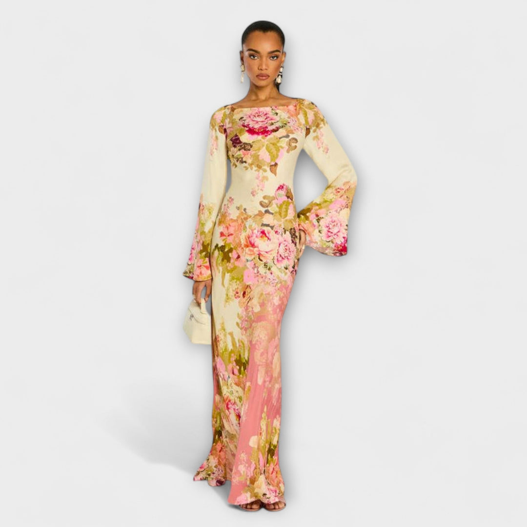 Kelly - Robe maxi pour les fêtes de jardin