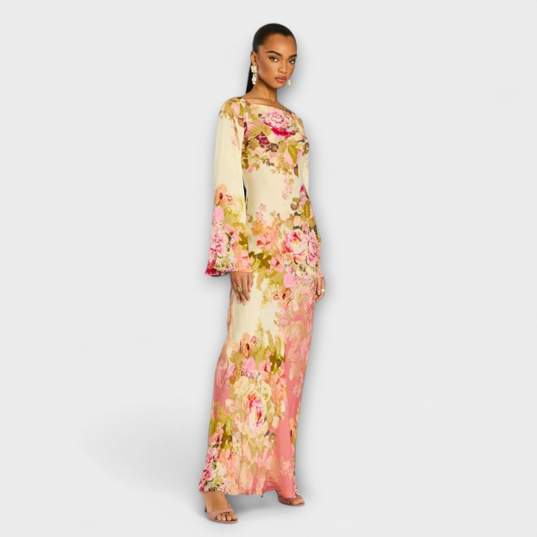 Kelly - Robe maxi pour les fêtes de jardin