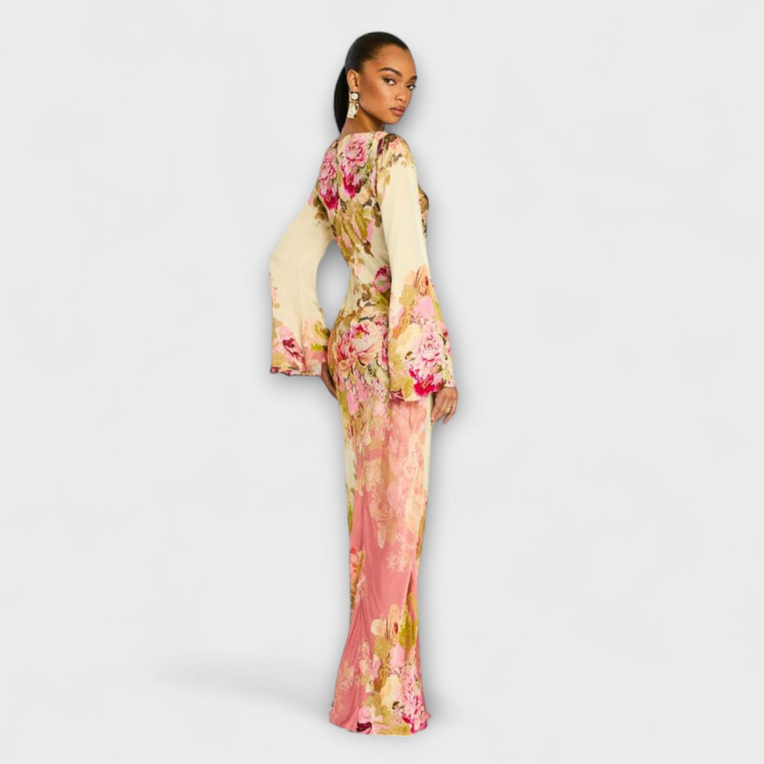 Kelly - Robe maxi pour les fêtes de jardin