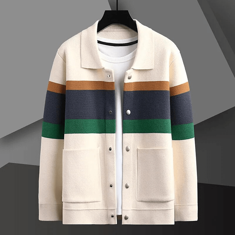 Nathan™ - Cardigan rayé confortable