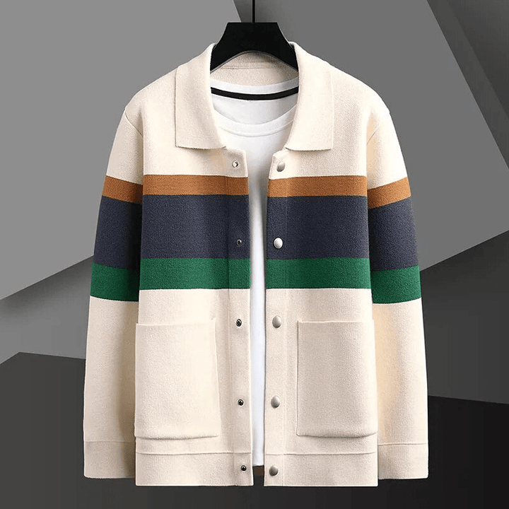 Nathan™ - Cardigan rayé confortable