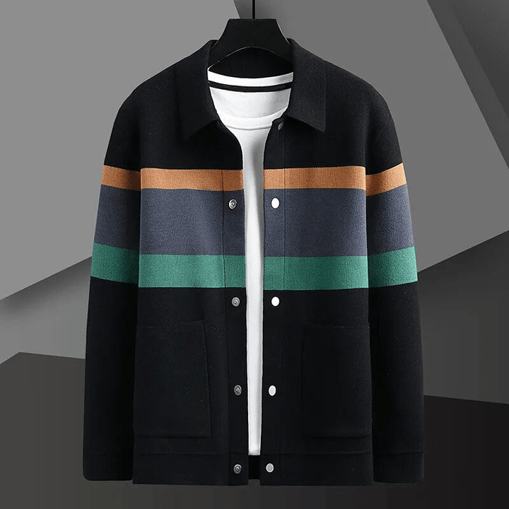 Nathan™ - Cardigan rayé confortable