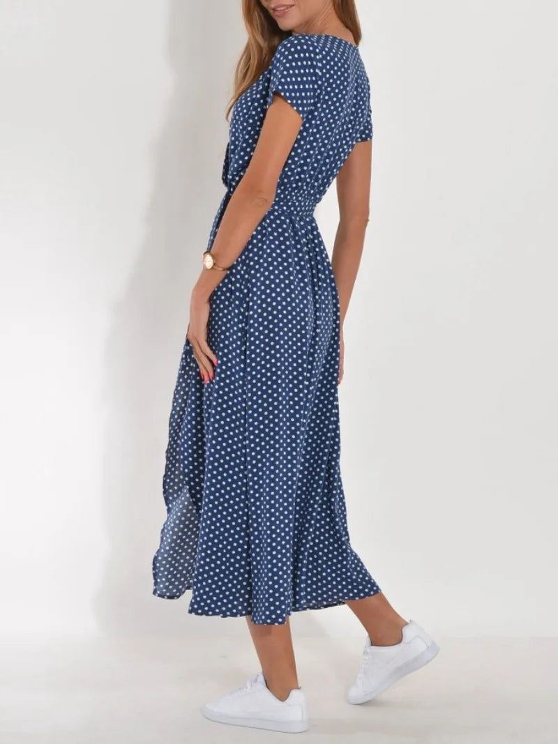 Tina | Robe portefeuille florale
