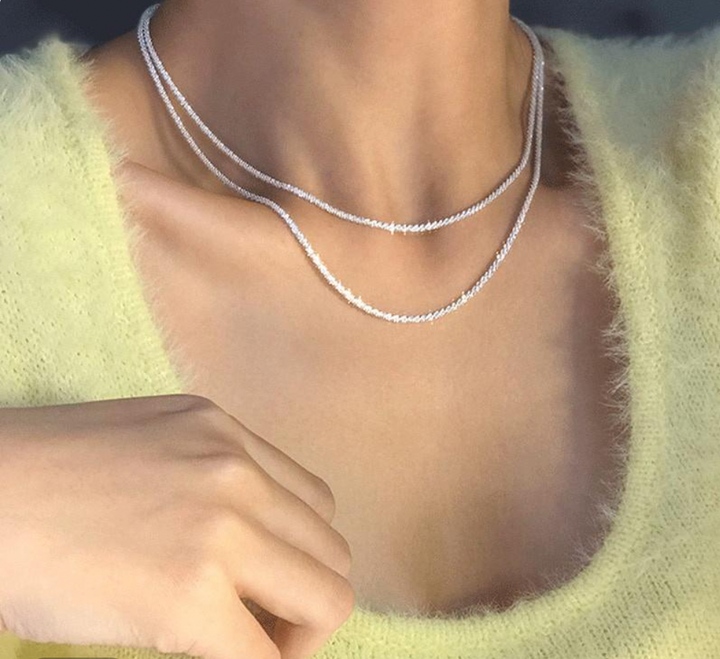 Parure collier Étoile scintillante