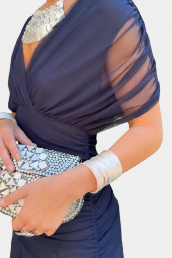 Hayden Laluna® | Robe élégante à décolleté en V