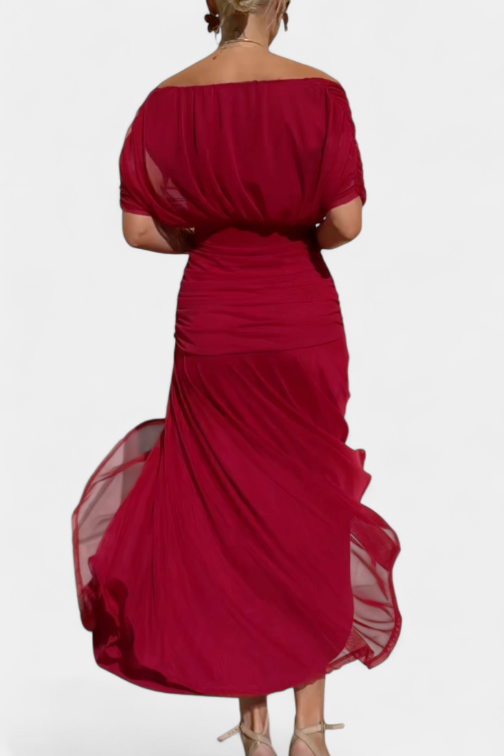 Alondra™ Robe longue fleurie avec col en V