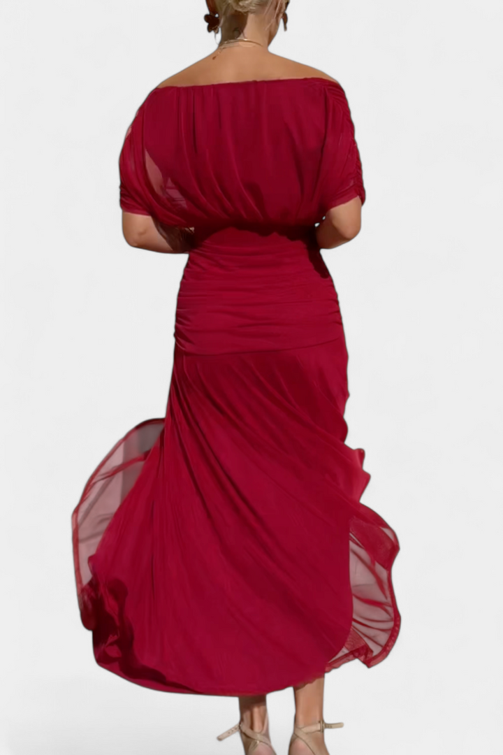 Alondra™ Robe longue fleurie avec col en V