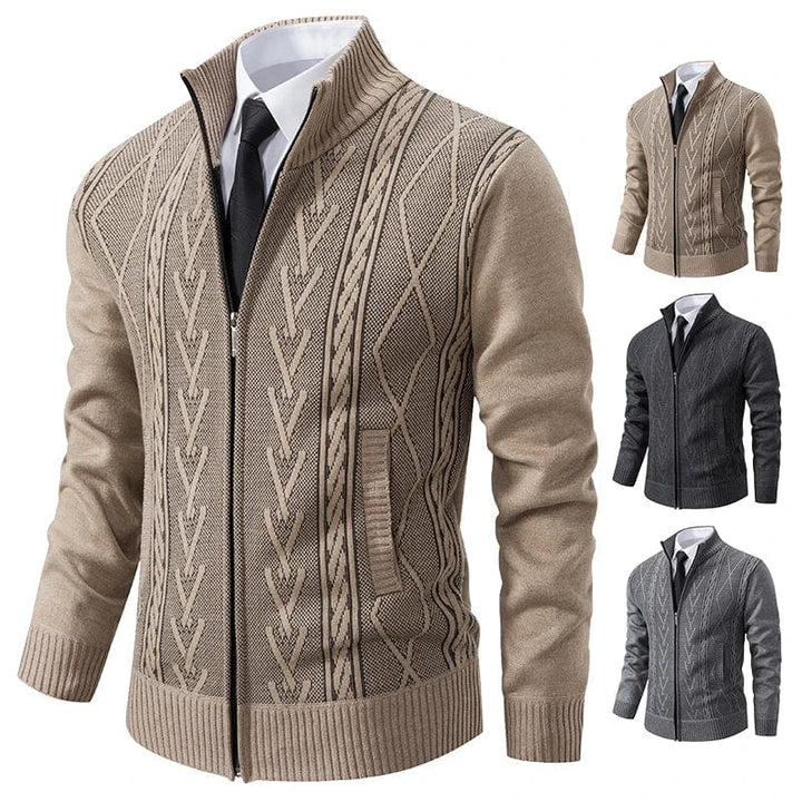 Cardigan zippé tricoté Aristo