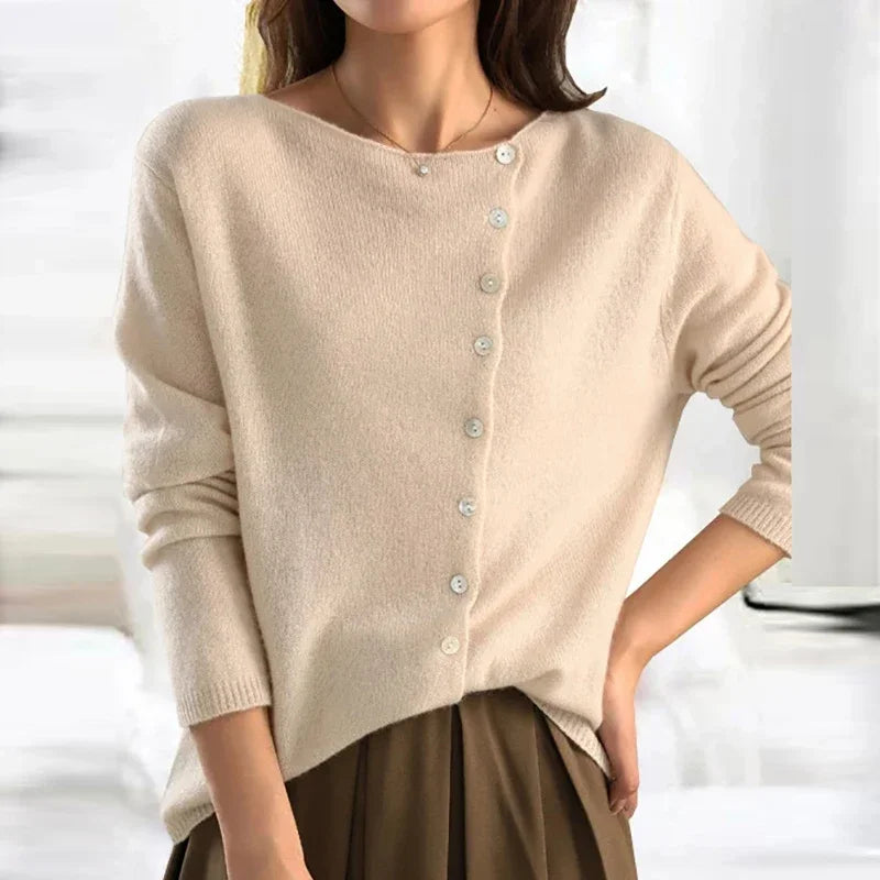 Diane | Gilet en maille sophistiqué à la silhouette moderne et au tissu doux