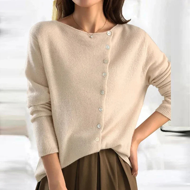 Diane | Gilet en maille sophistiqué à la silhouette moderne et au tissu doux