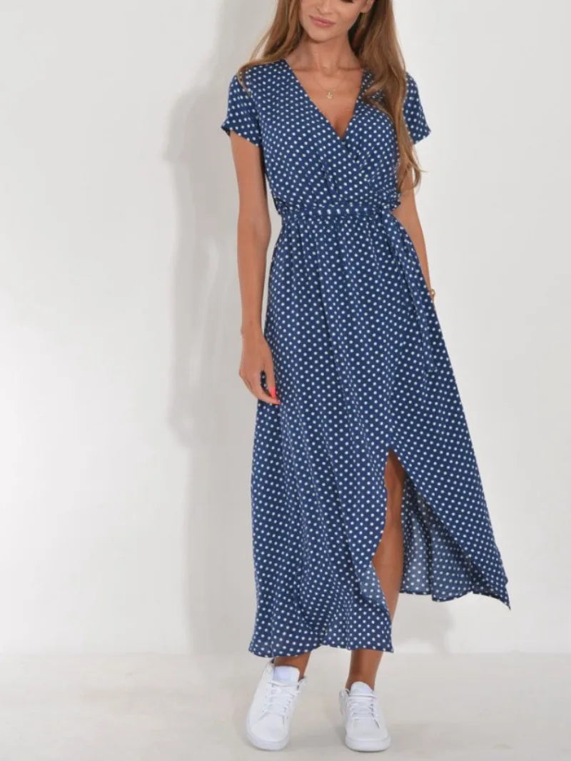 Tina | Robe portefeuille florale