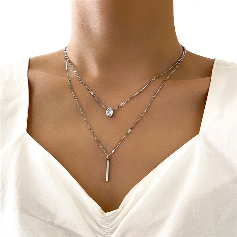 Ensemble de collier vintage avec pendentif doré