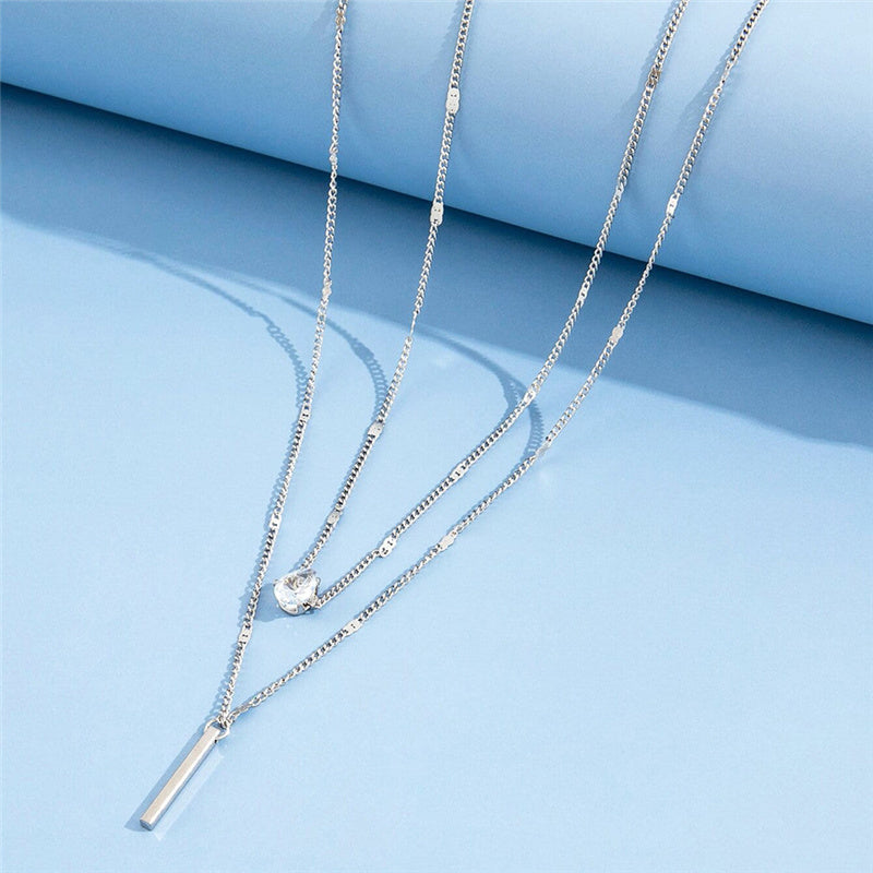 Ensemble de collier vintage avec pendentif doré