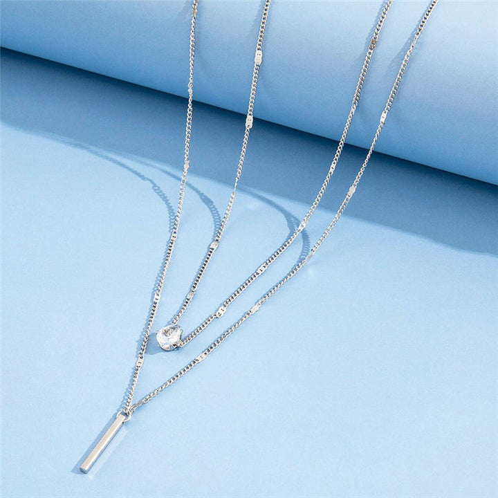 Ensemble de collier vintage avec pendentif doré