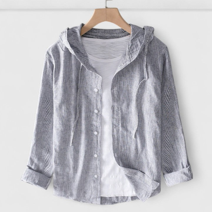 Demi | Blouse élégante à capuche