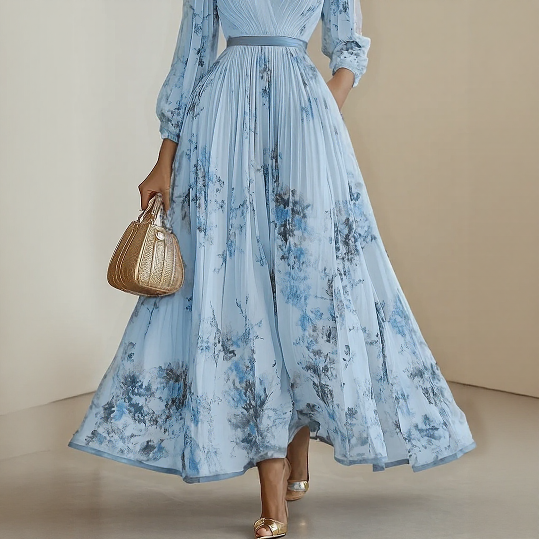 Elara | Robe avec col en V doux