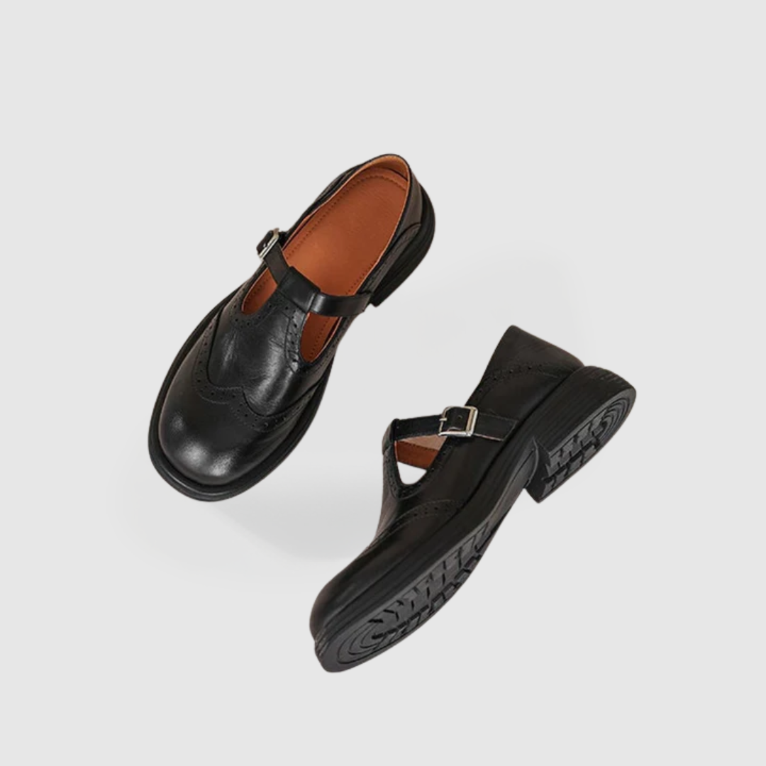 Risla Mary Janes en cuir
