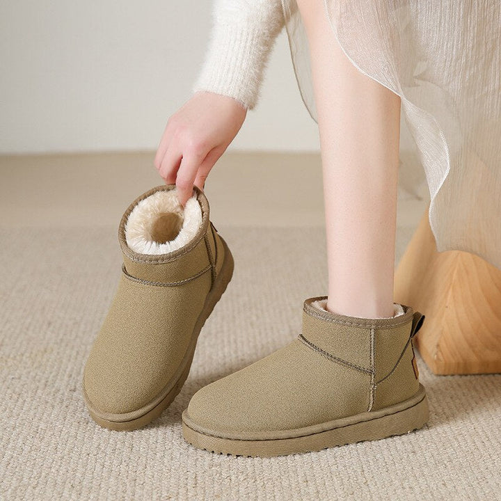 Cosette | Cozy Slip-On Ankle Boots with Warm Lining and Stable Sole