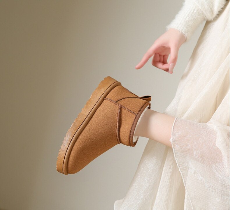 Cosette | Cozy Slip-On Ankle Boots with Warm Lining and Stable Sole