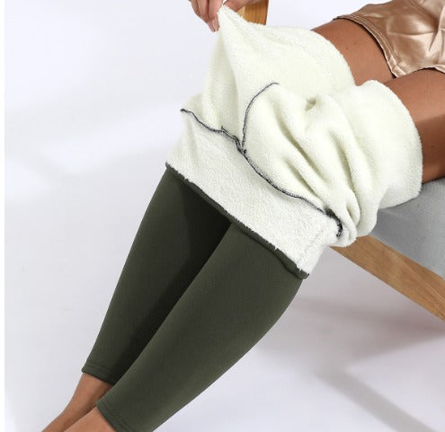 Celestine | Cozy Fleece-Lined Leggings with High-Waist Fit and Sculpting Design