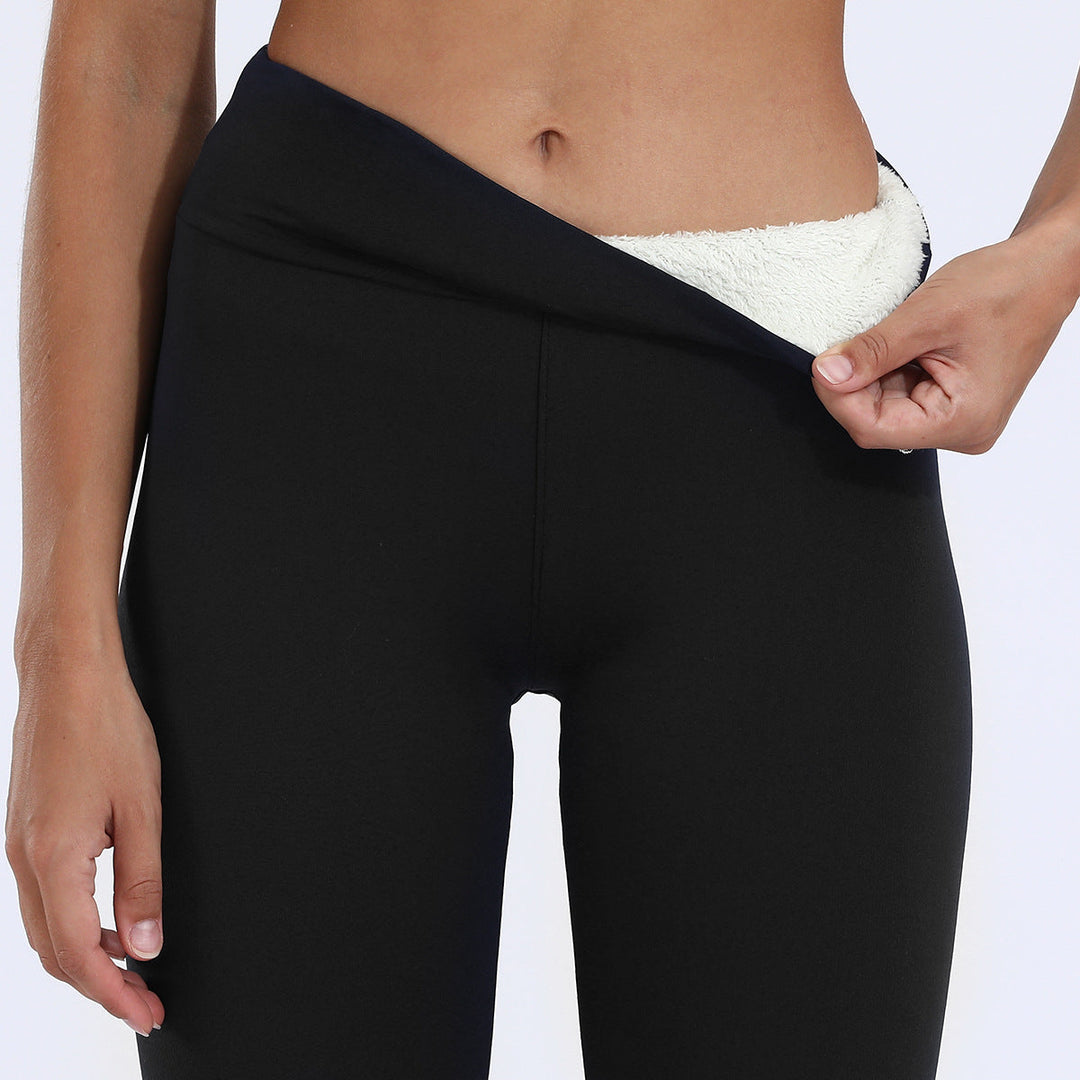 Celestine | Cozy Fleece-Lined Leggings with High-Waist Fit and Sculpting Design